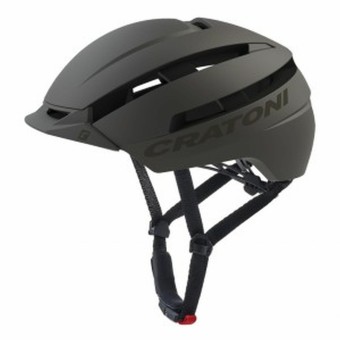 Cratoni Fahrradhelm S/M (53-58cm) | schwarz matt