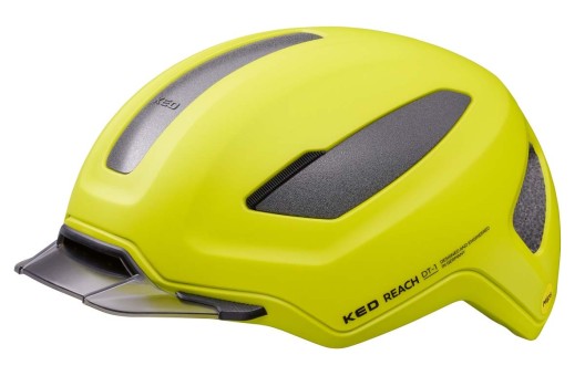 KED Fahrradhelm REACH DT1, gelb 54-58cm (M)