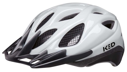 KED Fahrradhelm TRONUS, hellgrau 52-56cm (M)