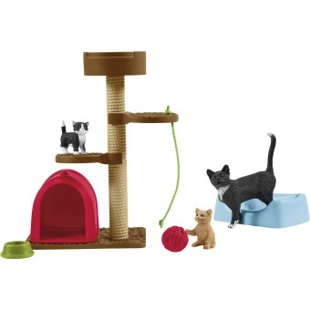 Schleich® Farm World 42501 Spielspaß für niedliche Katzen 