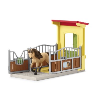 Schleich® Farm World 42609 Ponybox mit Islandpferd Hengst 