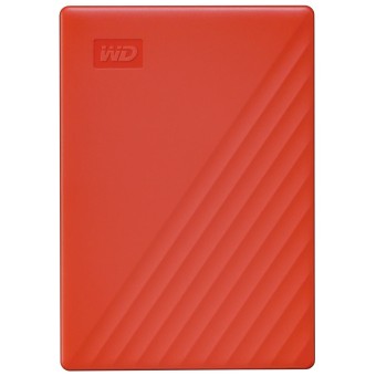 Western Digital Festplatte My Passport 2TB Rot USB 3.2 Gen 1 