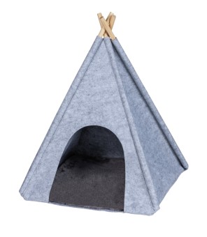 Wenko Filz-Tierbett Mod. Tipi Hellgrau, 45 x 45 x 60 cm 