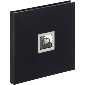 walther Fotoalbum Black & White 30x30 Buchalbum Schwarz FA217B 