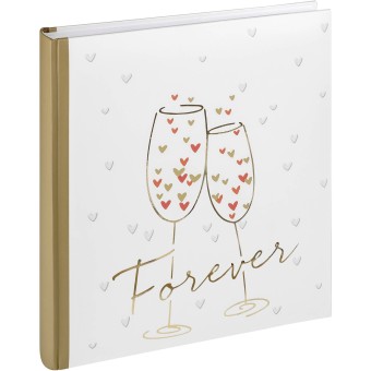 walther Fotoalbum Cheers 28x30,5 50 weiße Seiten Hochzeit UH162 