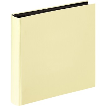 walther Fotoalbum Fun creme 30x30 100 schwarze S. Buchalbum FA308H 