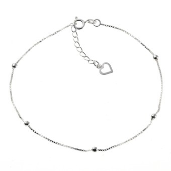 ZEEme Basic Fußkette 925/- Sterling Silber 