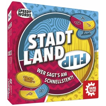 Game Factory Gesellschaftsspiel Stadt Land Flip 