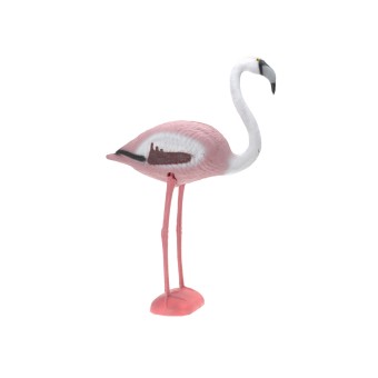 HTI-Living Garten-Figur Flamingo Rosa-Weiß 