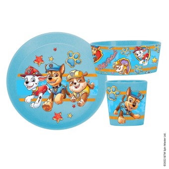 Koziol Geschirrset 3-teilig für Kinder CONNECT PAW PATROL Blau