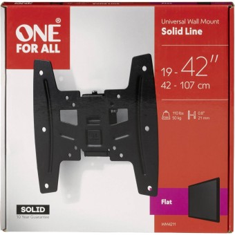 Halterung TV One for All TV Wandhalterung 42" Solid Flat WM4211 