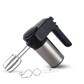 Michelino Handmixer mit Schneebesen und Knethaken 