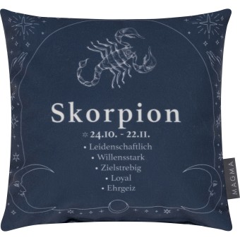 HTI-Living Dekokissen Sternzeichen Skorpion 