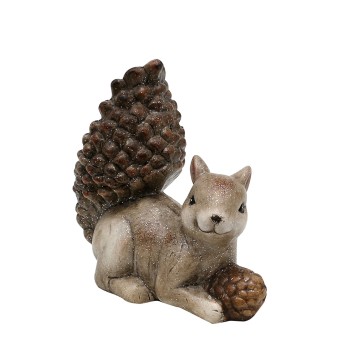 HTI-Living Keramik Eichhörnchen mit Glitter 