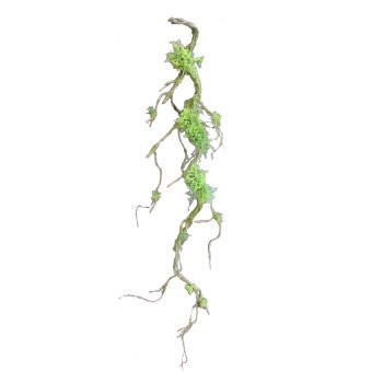 HTI-Living Moos Girlande Hellgrün 108 cm Kunstpflanze Flora 
