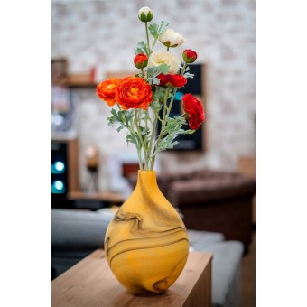 HTI-Living Ranunkelstrauß mit Vase Flora 