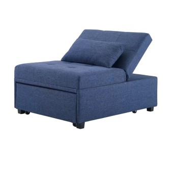HTI-Living Sessel mit Schlaffunktion Magarete Blau