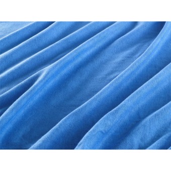 HTI-Living Spannbettlaken Jersey 100 x 200 100% Baumwolle Blau