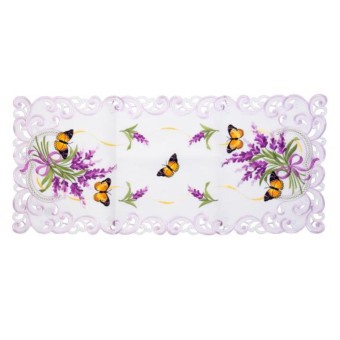 HTI-Living Tischläufer 40 x 90 cm Lavendel 