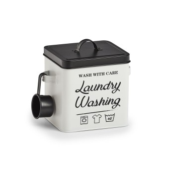 HTI-Living Waschpulver-Box, Metall "Laundry" 