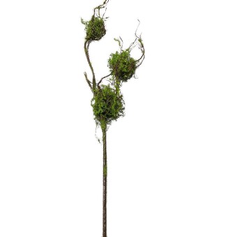 HTI-Living Zweig mit Vogelnestern Kunstpflanze Flora 