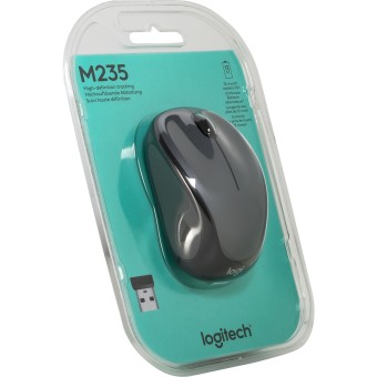 logitech Kabellose Maus M235 black silver 