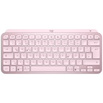 logitech Kabellose Tastatur MX Keys Mini rosé 