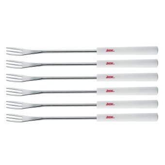 Spring Käsefondue Gabeln 6er Set Basic Weiß