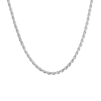 Kette 925/- Sterling Silber Kordel 45cm 