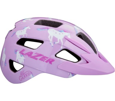 Lazer Kinder-Fahrradhelm Lil' Gekko + NET, Unicorns 