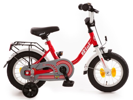 Kinderfahrrad BIBI 12,5 Zoll rot-weiß