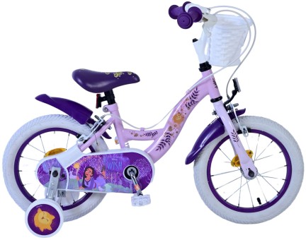 Volare Kinderfahrrad Disney Wish 14 Zoll,  ohne Rücktrittbremse 