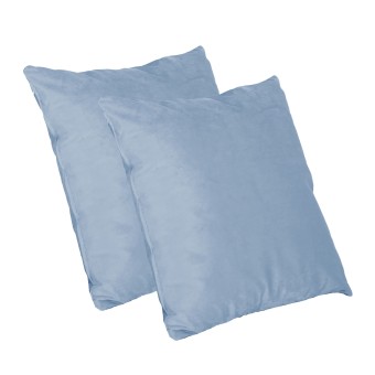 HTI-Living Kissen Nathalie Unifarben 2er-Set Blau 