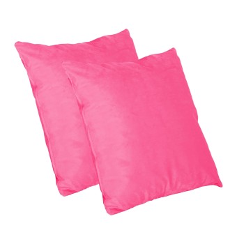 HTI-Living Kissen Nathalie Unifarben 2er-Set Pink 