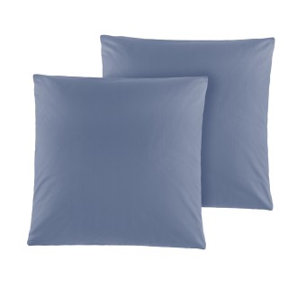 HTI-Living Kissenhülle 2er Set 40 x 40 cm Jeansblau