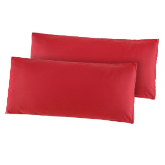 HTI-Living Kissenhülle 2er Set 40 x 80 cm Rot