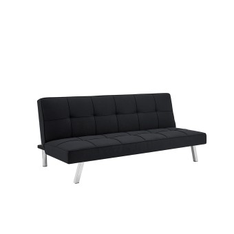 HTI-Living Klappsofa Schwarz Milena 