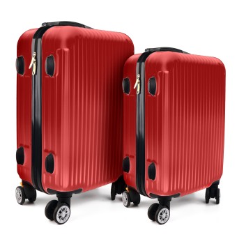 Kofferset 2-teilig High Level Rot