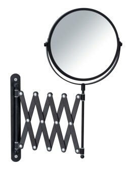 Kosmetik-Wandspiegel Teleskop Exclusiv Schwarz, Wandspiegel, 3-fach Vergrößerung 