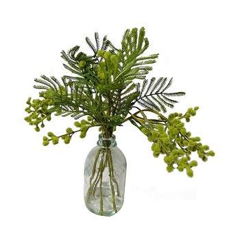 Kunstpflanze Gräser in Vase Flora 