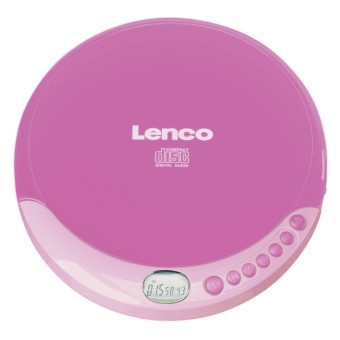 Lenco Portable CD-Player CD-011 pink 