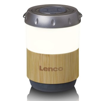 Lenco Portabler Lautsprecher BTL-030BA Bluetooth Lautsp. mit Leuchte 
