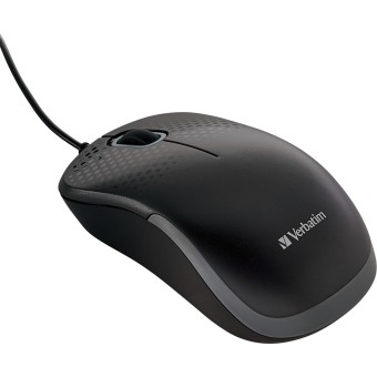 Maus Silent Optical Mouse Black 49024 