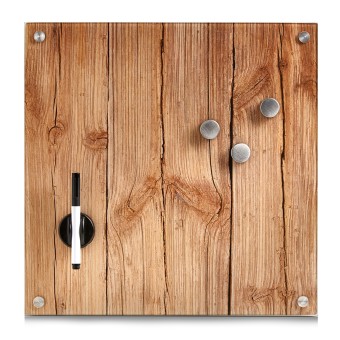 HTI-Living Memoboard Glas Wood 