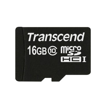 Transcend microSD Speicherkarte microSDHC 16GB Class 10 