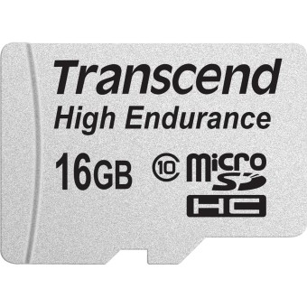 Transcend microSD Speicherkarte microSDHC 16GB Class 10 MLC High Endurance 