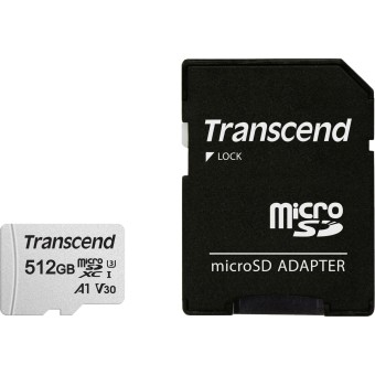 microSD Speicherkarte microSDXC 300S-A 512GB Class 10 UHS-I U3 V30 A1 