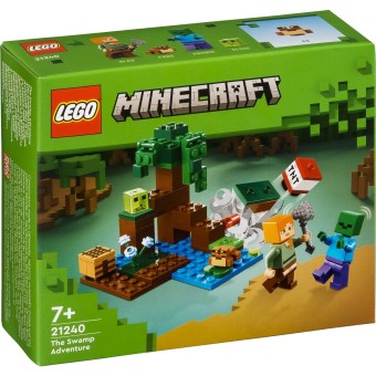 LEGO® Minecraft 21240 Das Sumpfabenteuer 