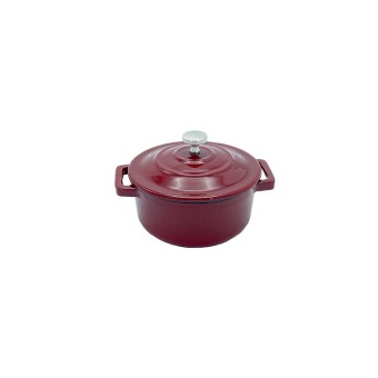 Michelino Mini-Topf Gusseisen 0,3 Liter Rot