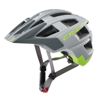 Cratoni MTB Fahrradhelm AllSet grau/neongelb matt 54-58cm